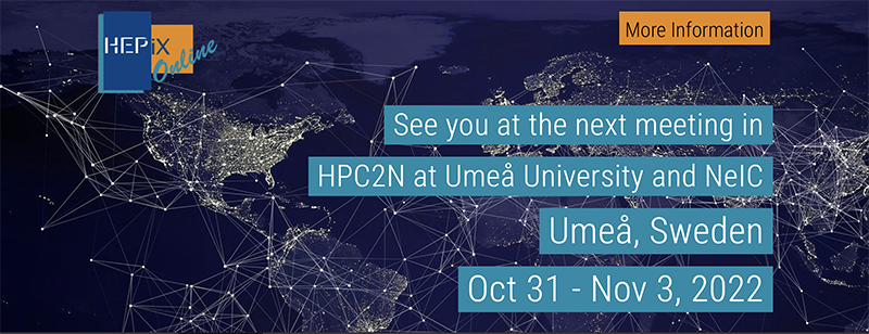 ￼O grupo de computação do LIP vai estar no HEPiX Autumn 2022 Workshop