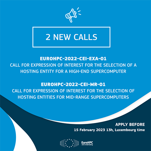 EuroHPC JU is looking for European entities to host new supercomputers
