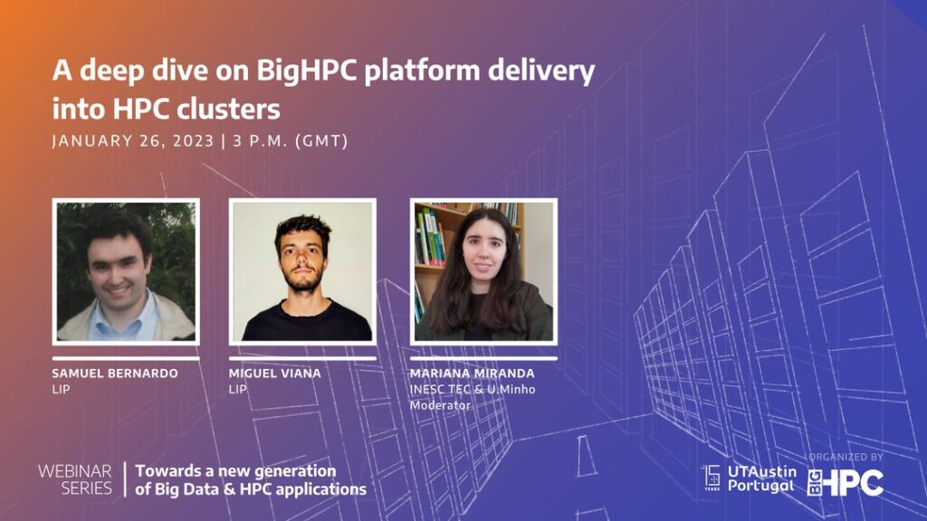 New BigHPC project webinar scheduled for the end of the month