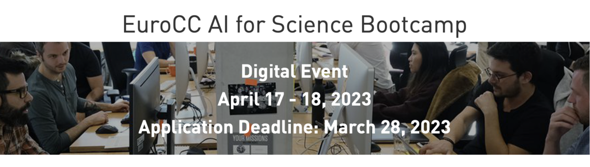 April brings an Artificial Intelligence for Science Bootcamp