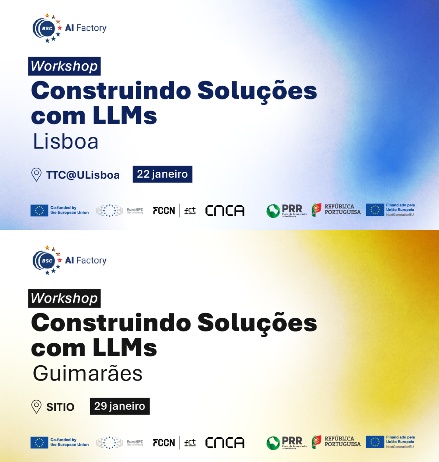 AI Factory Workshops explore practical LLM applications in Lisbon and Guimarães